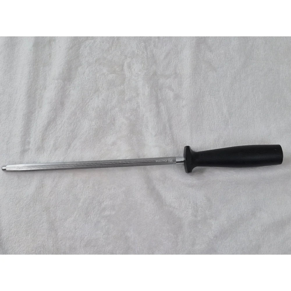 Wusthof Honing Steel OS Silver Sharpening Rod Solingen Steel‎ Excellent